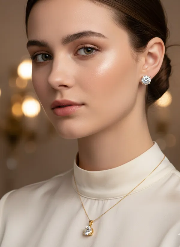 Gold_Super_Solitaire_Necklace_Set_For_Women